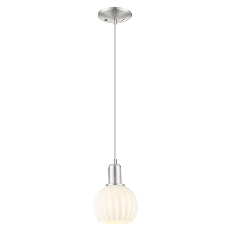 Innovations Lighting Endless Possibilities Arcadia - White Venetian - 1 Light 6" Cord Hung Mini Pendant