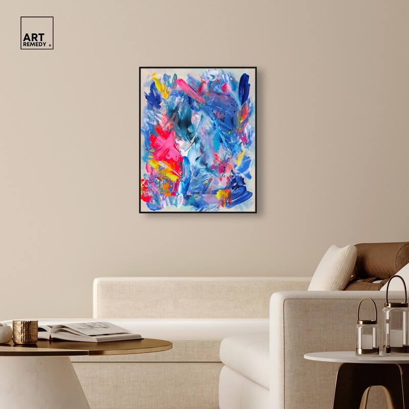 Colorburst Mirage Canvas by Art Remedy