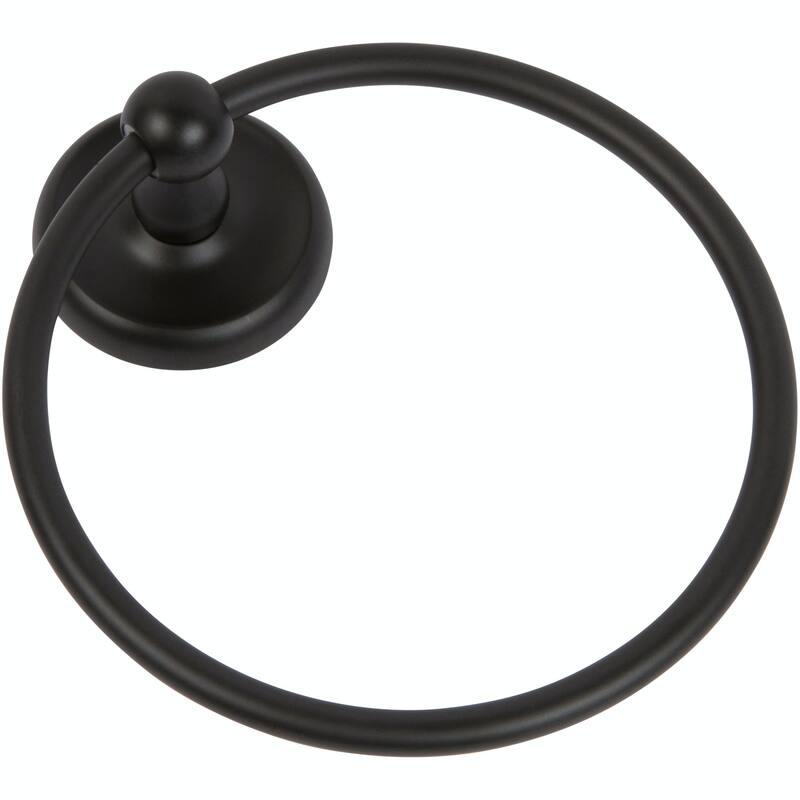 Delaney 500 Series Towel Ring - Black Powder Coat
