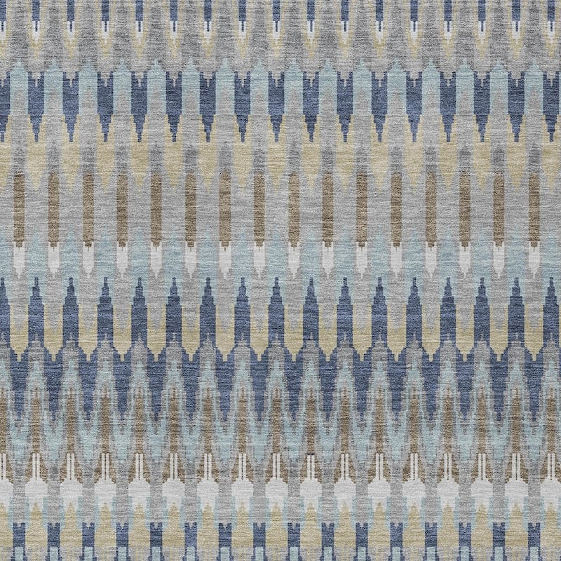 HomeRoots Southwestern Transitional Rectangle Outdoor Rug