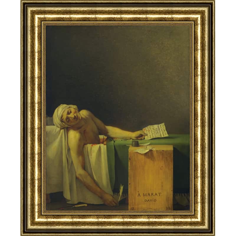 The Death of Marat by Jacques Louis David Giclee Print Oil Painting ...