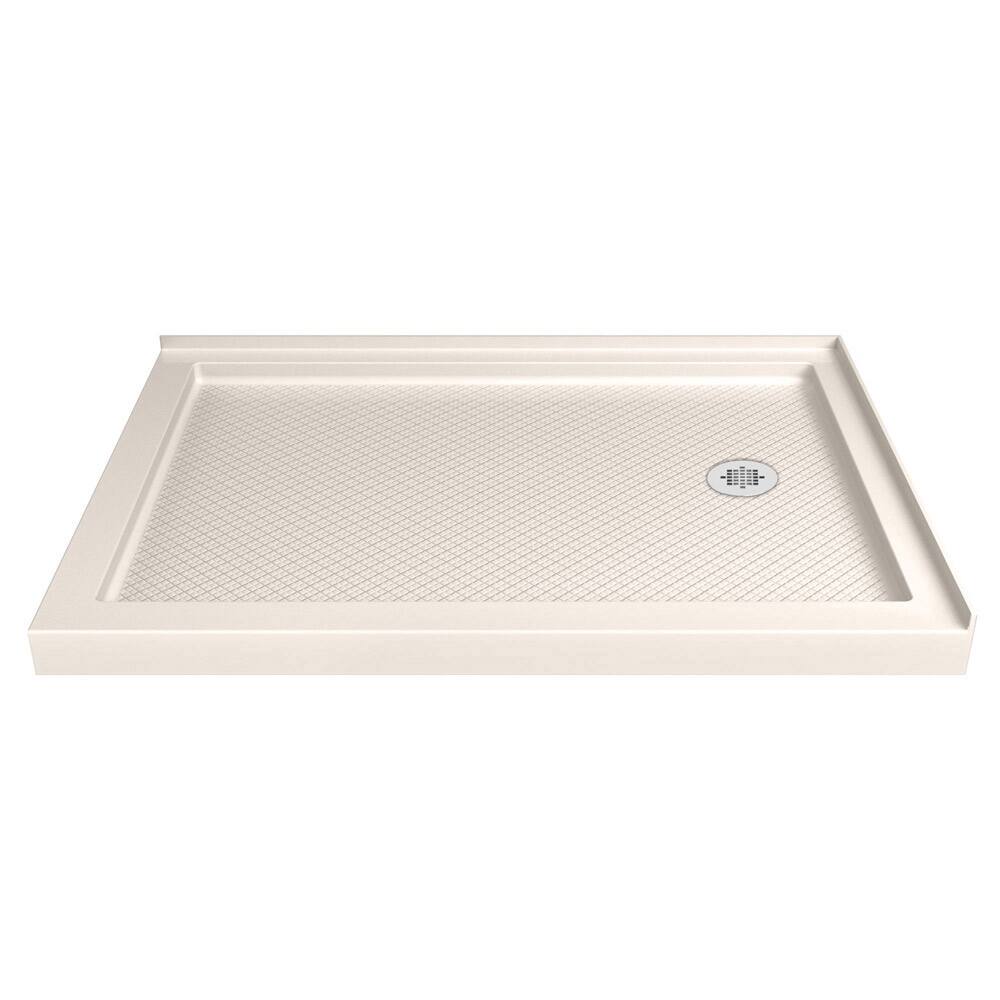 DreamLine SlimLine 36 in. D x 54 in. W x 2 3/4 in. H Double Threshold Shower Base - 36" x 54"
