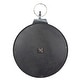 preview thumbnail 16 of 16, White Metal Distressed Pocket Watch Inspired Decorative Wall Clock with Black Accents