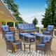 Option Blue-Brown Rattan