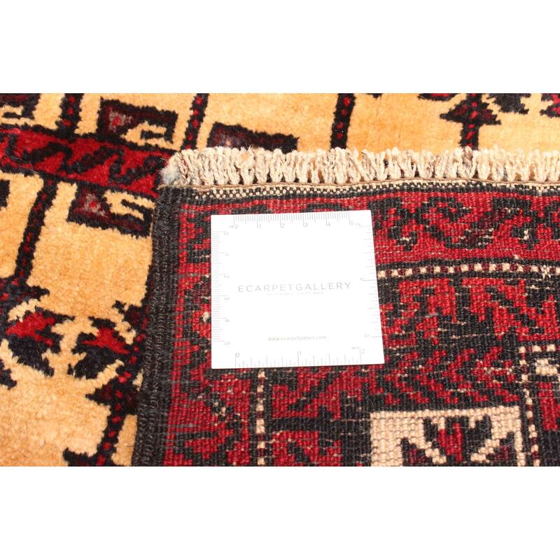 ECARPETGALLERY Hand-knotted Teimani Beige Wool Rug - 2'8 x 4'1