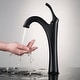 preview thumbnail 15 of 38, KRAUS Arlo Single Handle 1-Hole Vessel Bathroom Faucet w/ Pop Up Drain