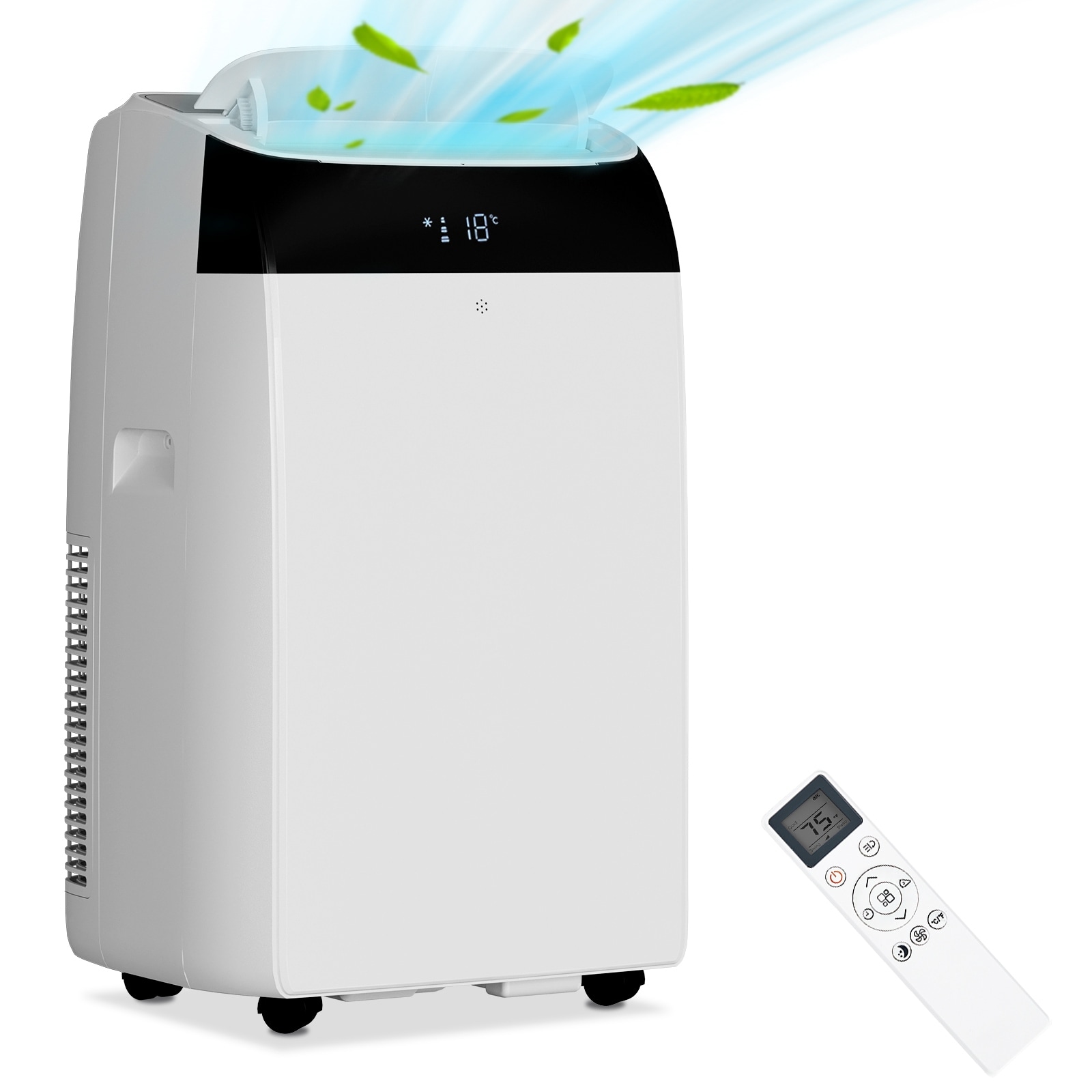 14000 BTU Portable Air Conditioners, Room up to 700 Sq. Ft, with Remote Control