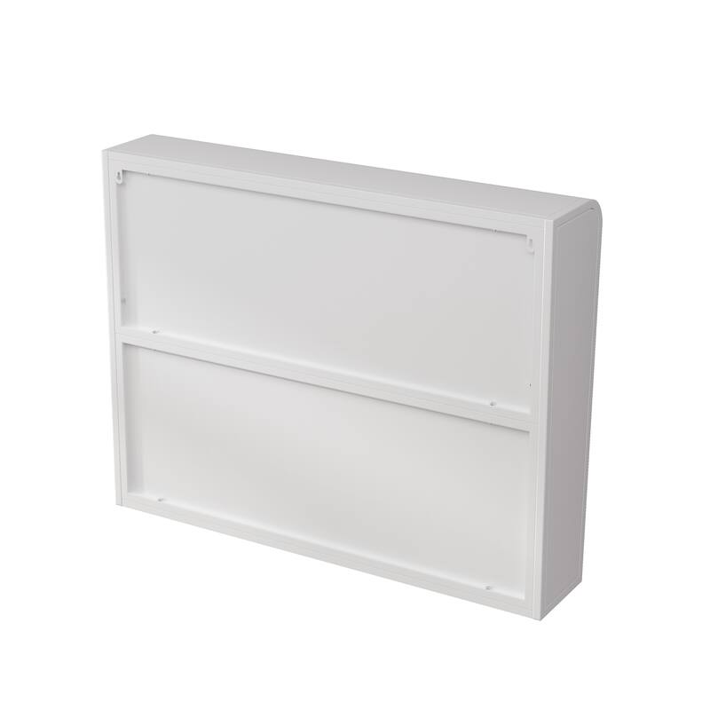 3 Door Arched Wall Mounted Glass Cabinet