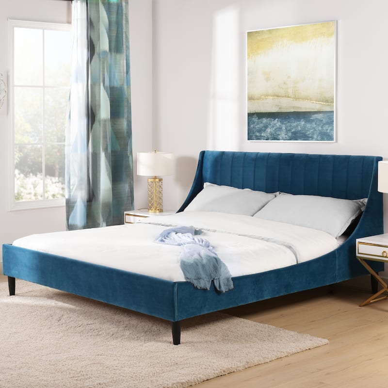 Aspen Vertical Tufted Upholstered Platform Bed