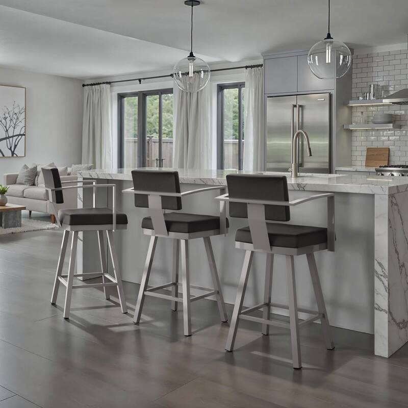 Amisco Akers Swivel Counter Stool