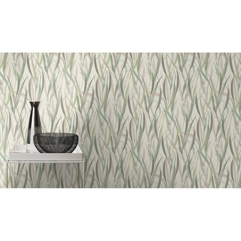 Rasch Sway Light Green Botanical Wallpaper