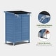 preview thumbnail 24 of 48, MCombo Small Outdoor Storage Cabinet Shed with Double Doors (24.6" x 18.3" x 38.2"), Wooden 0985
