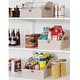 preview thumbnail 7 of 5, Trapezoid Closet Storage Bins, Foldable Fabric Organizer Baskets with Handles (Set of 3) - 7.75'' H X 11.5'' W X 11.5'' D