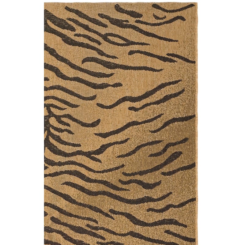 SAFAVIEH Courtyard Munawar Indoor/ Outdoor Waterproof Patio Backyard Rug