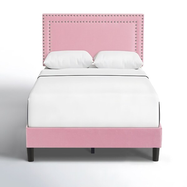 VECELO Upholstered Bed Frames with Height Adjustable VECELO Upholstered Bed Frames with Height Adjustable