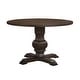 preview thumbnail 15 of 27, Roundhill Furniture Havre Pedestal Base Round Dining Table