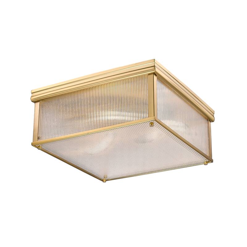 Z-Lite 7504FS18 Carnaby 4 Light 18" Wide Flush Mount Ceiling Fixture