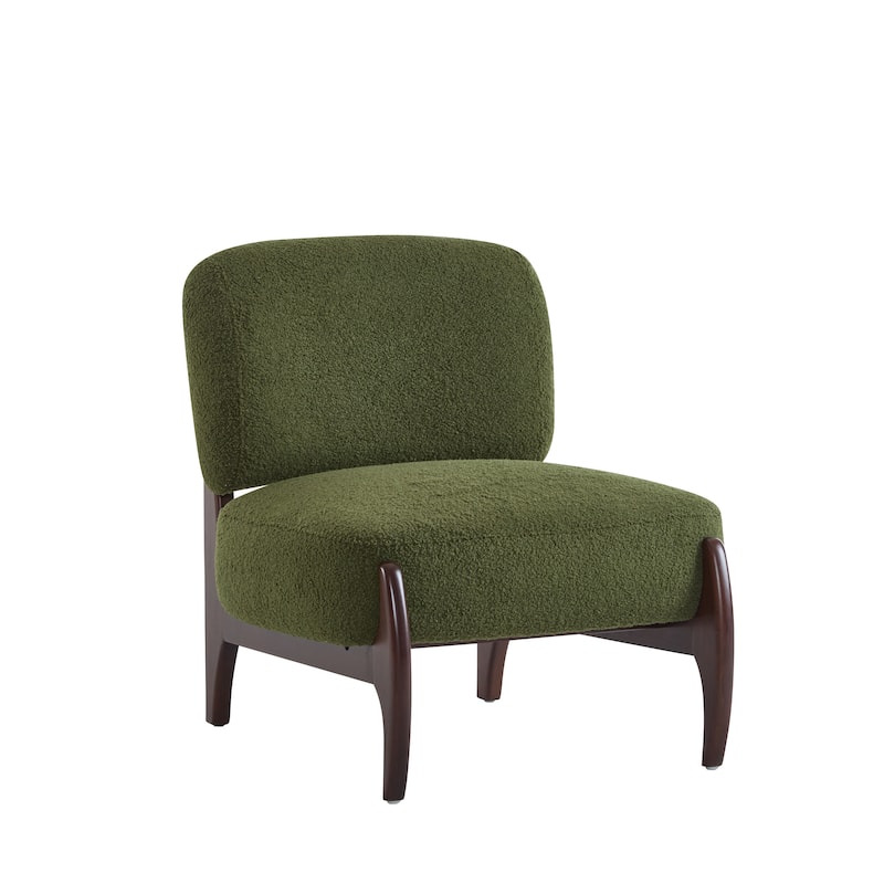 Modern Boucle Lounge Chair