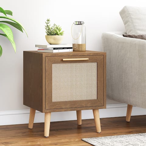 Hulett End Table with Storage by Christopher Knight Home
