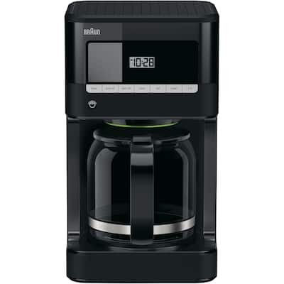 Braun BrewSense 12-Cup Drip Coffee Maker in Black
