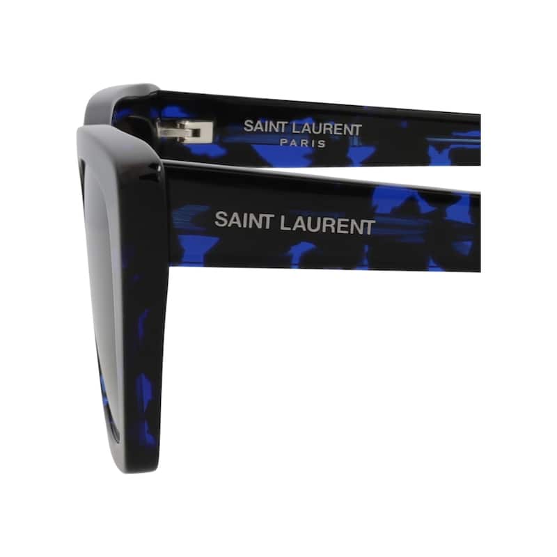 Saint Laurent Cat Eye-Frame Acetate Sunglasses - Havana Havana Black