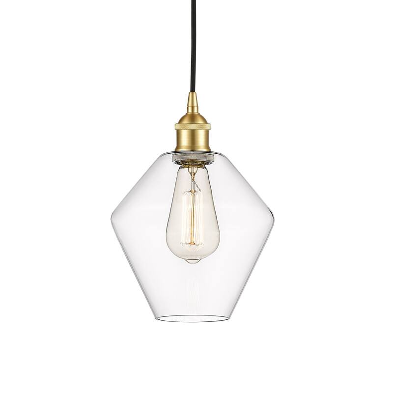 Innovations Lighting 616-1P-11-8 Cindyrella Pendant Cindyrella 8" Wide - Satin Gold / Clear