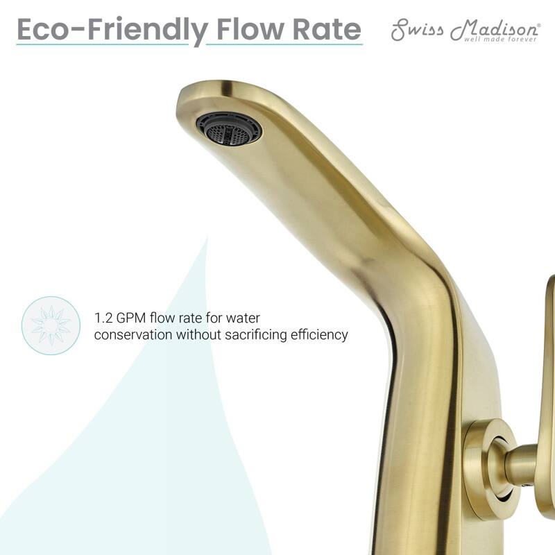 Chateau Single Hole Single-Handle High Arc Bathroom Faucet