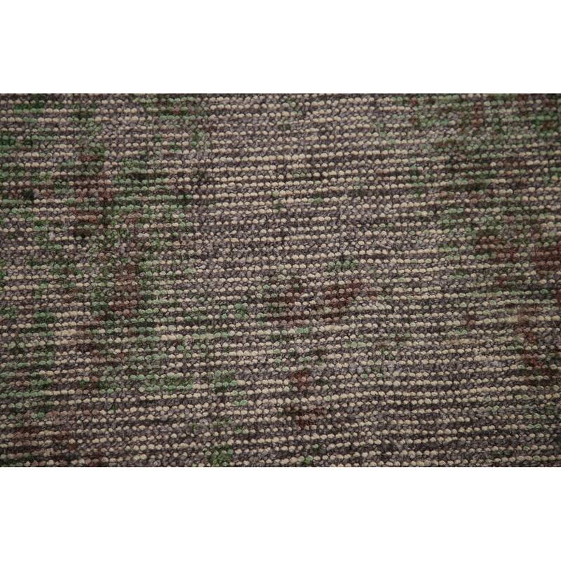 All-Over Abstract Modern Area Rug Hand-Knotted Wool Carpet - 8'2"x 9'10"