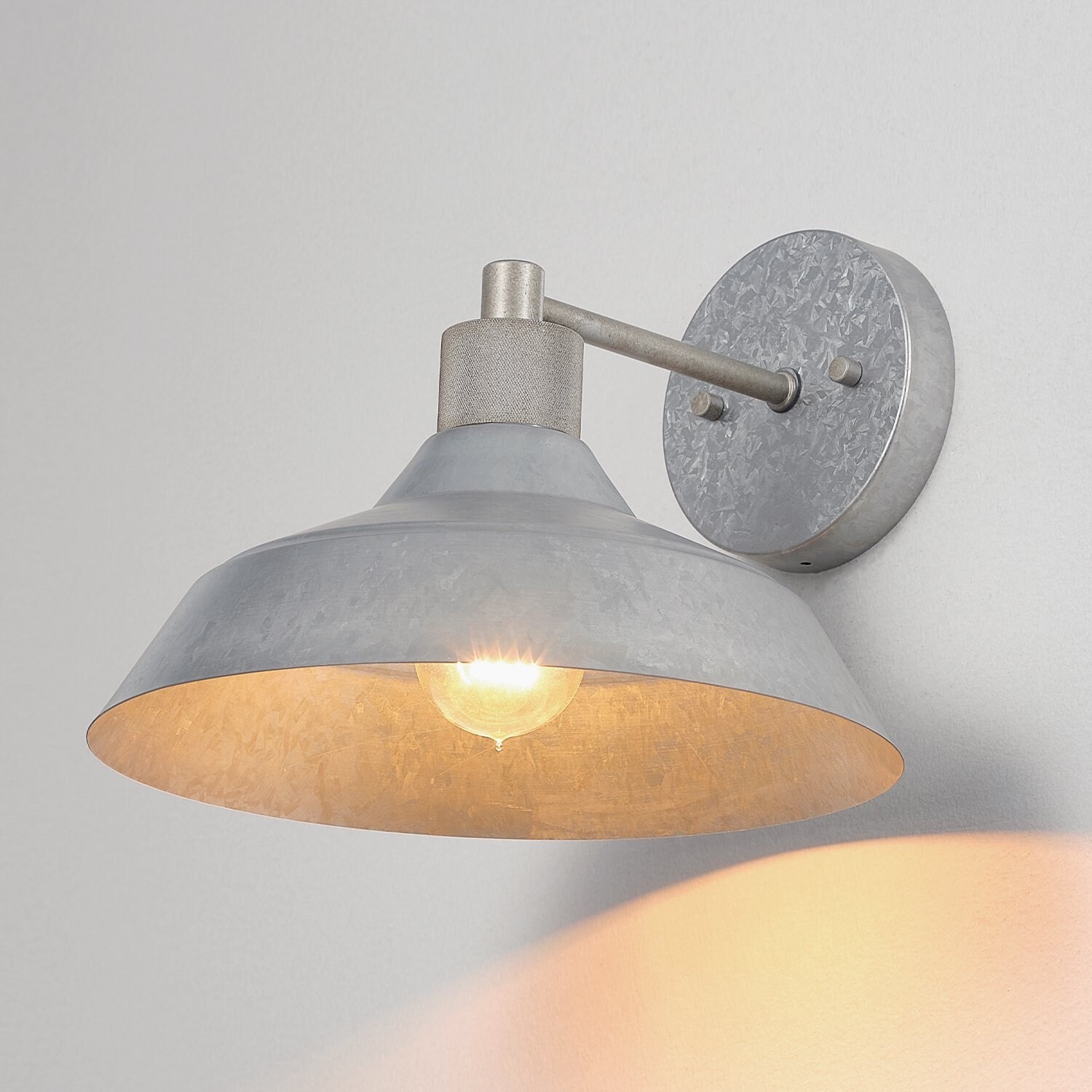 Galvanized metal outdoor interior wall lamp On Sale Bed Bath Beyond 37567308