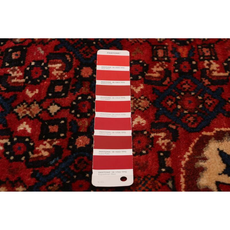 ECARPETGALLERY Hand-knotted Andelz Red Wool Rug - 3'9 x 10'11