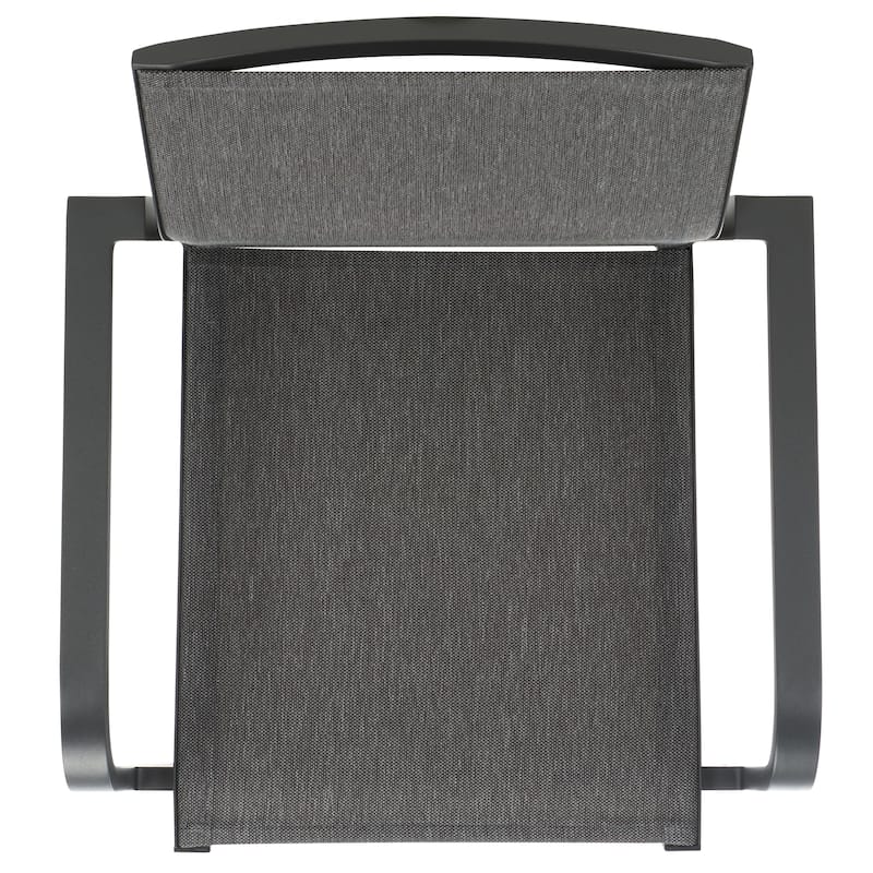 SAFAVIEH Outdoor Patio Furniture Dexter Armchair (Set of 2), Fully Assembled - 22"W x 24"D x 33"H