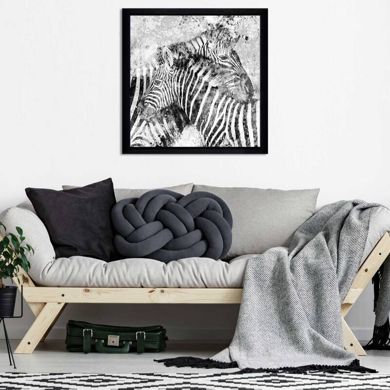 "Zebra Pair" by Carol Robinson Print on Acrylic