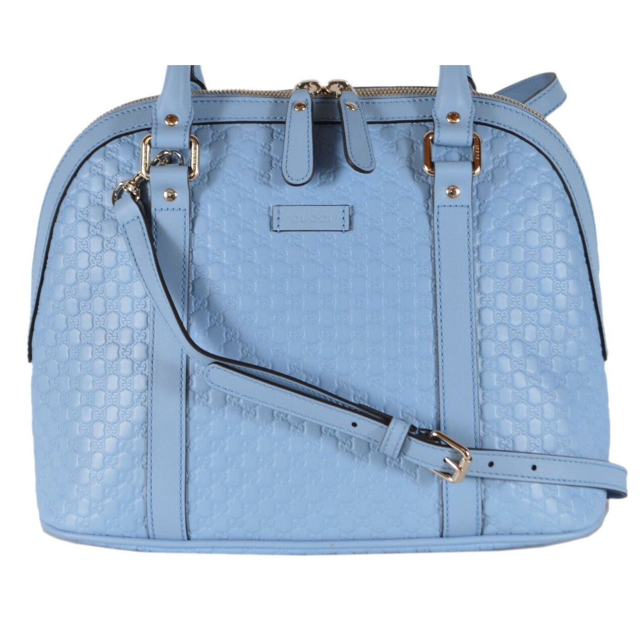 blue satchel purse