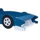 preview thumbnail 14 of 82, Twin/Full Race Car Bed with Wheels & Safety Rails - Pine Wood Frame