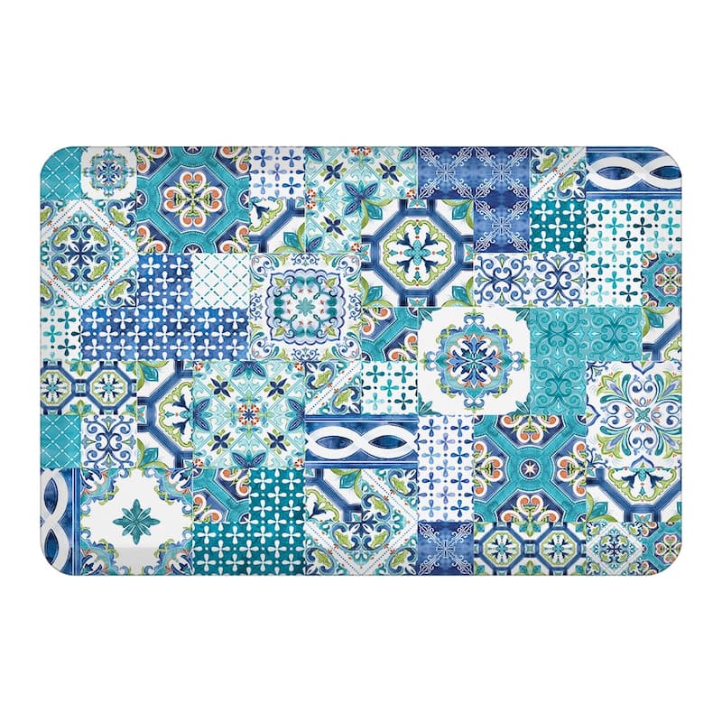 Laural Home Callisto Tiles 20" x 30" Kitchen Mat - 20" x 30"