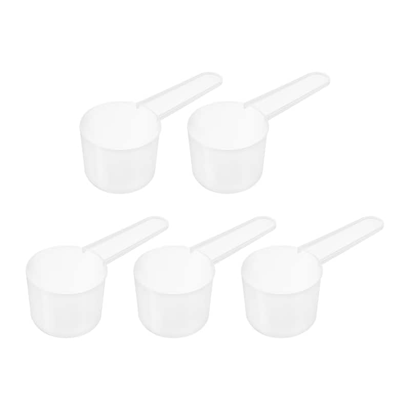 Plastic Measuring Spoons Powder Scoops Spoon Table Spoon,30g/60ml - Clear