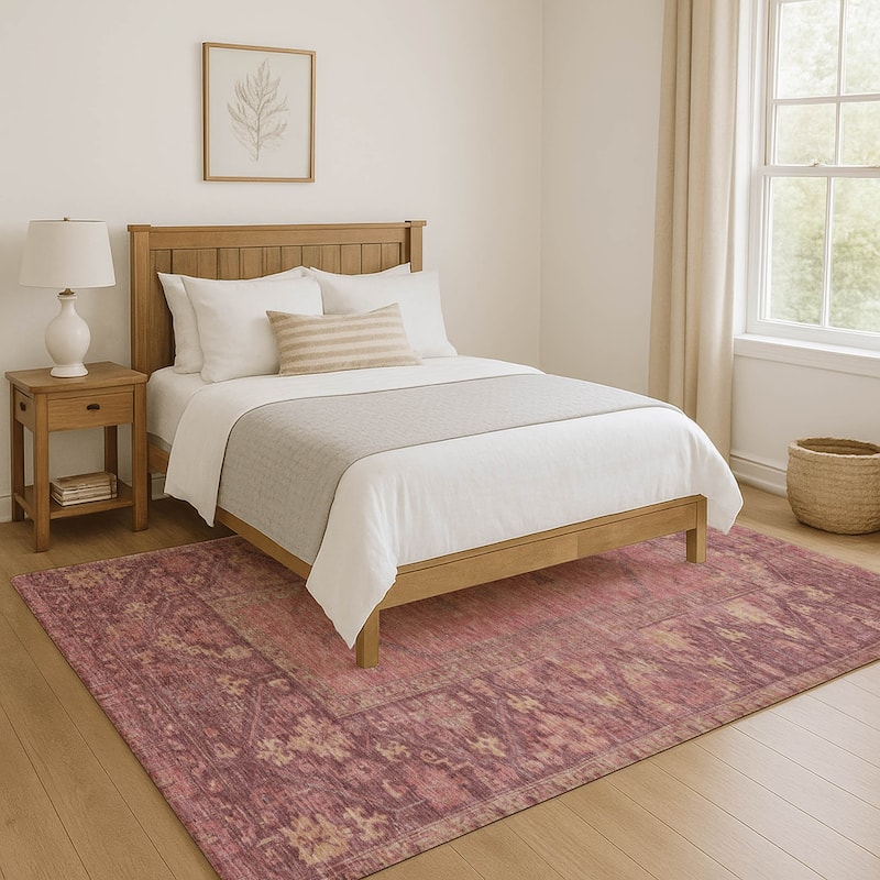 Premium Washable Super Soft Traditional Global Mayfield Rug