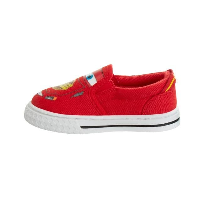 Disney Pixar Cars Lightning McQueen Slip On Canvas Sneakers (Toddler/Little Kids)