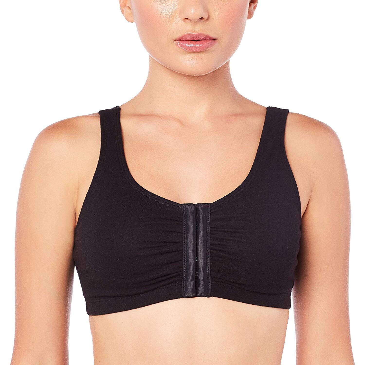 fruit of the loom sports bra front closure