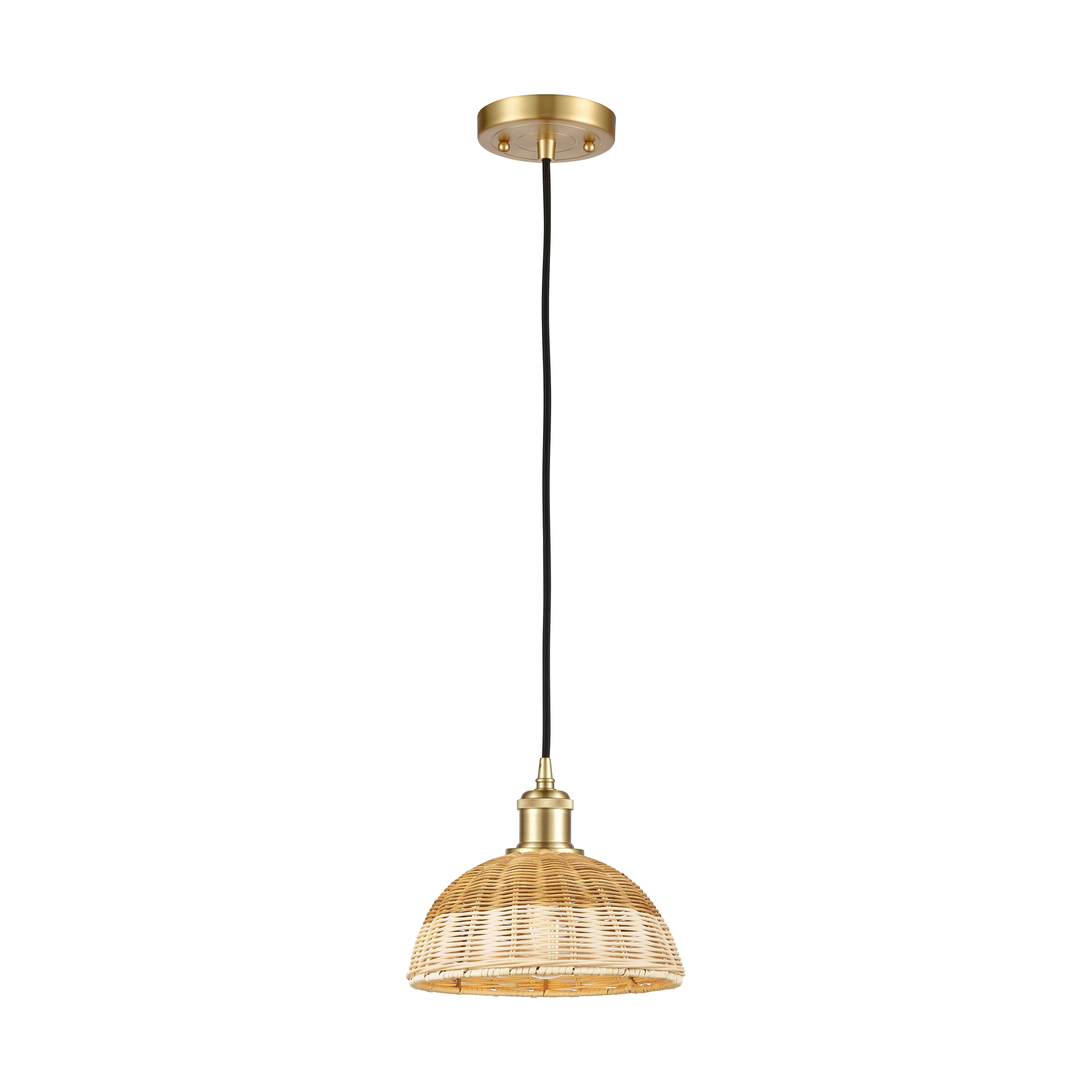 Innovations Lighting Endless Possibilities Ballston - Bristol Natural II - 1 Light 9" Cord Hung Mini Pendant