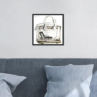 Oliver Gal 'Couture X Ray Inverse' Fashion White Wall Art Canvas Print ...
