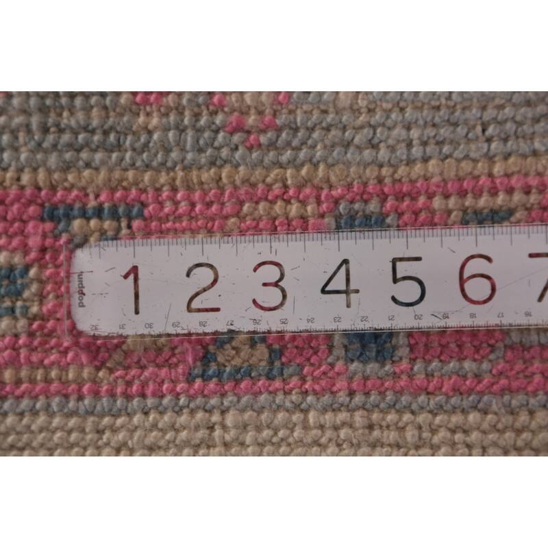 Hand Knotted Oriental 100% Wool Carpet Transitional All-Over Beige & Ivories Oushak Area Rug - 10' 6'' X 8' 4''