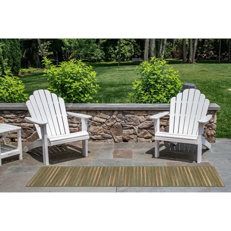 Liora Manne Marina Stripes Indoor/ Outdoor Area Rug