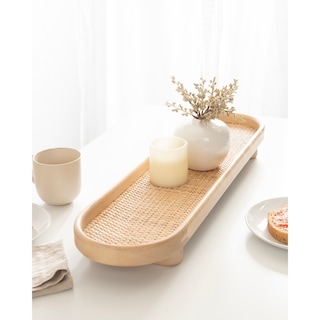 Kate and Laurel Planche Woven Tray