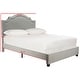 preview thumbnail 7 of 6, SAFAVIEH Theron Grey Bed (Full)