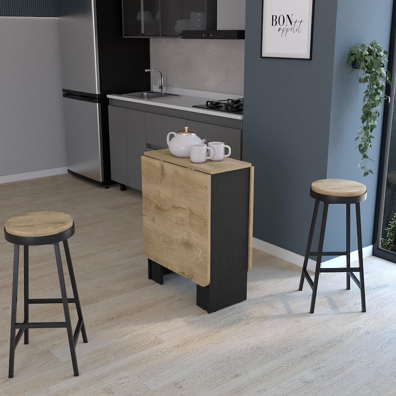 Gateleg Folding Table Space-Saving with Compact Design - Multi