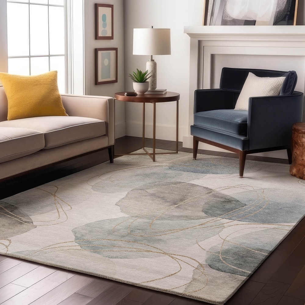 Premium Washable Super Soft Abstract Modern Mayfield Rug