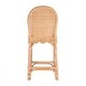 preview thumbnail 6 of 6, Flora Rattan 24" Scalloped Edge Counter Stool