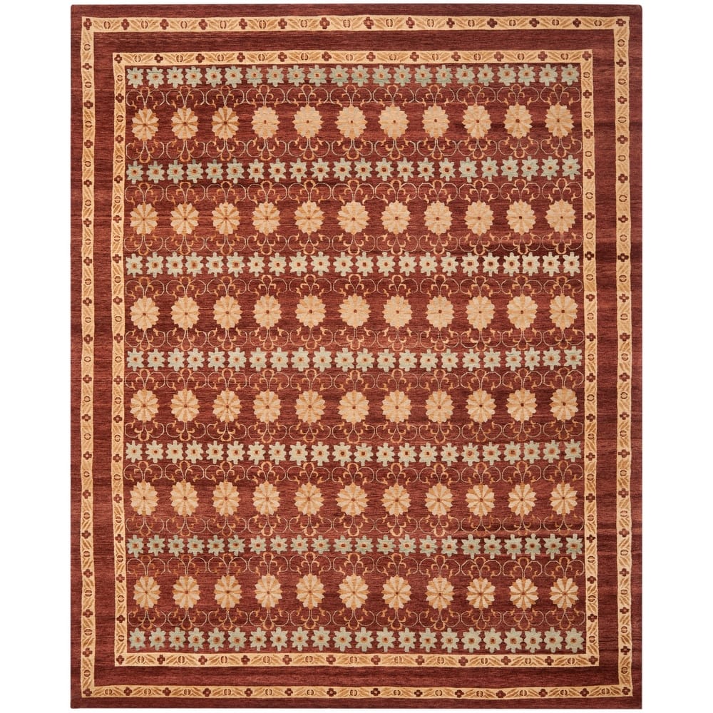 SAFAVIEH Couture Hand-knotted Massouda Zsanett Traditional Oriental Wool Rug