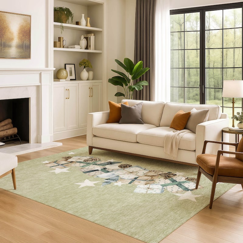 Premium Washable Super Soft Christmas Presents Mayfield Rug